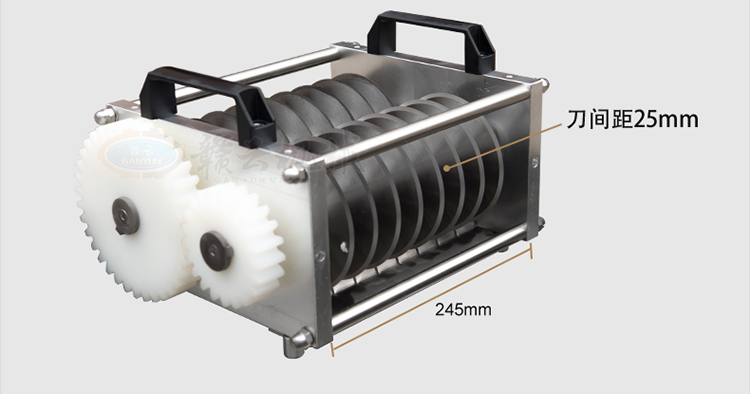 赣云牌德国款200D切肉条机进口刀组切块切条加工设备(图4)