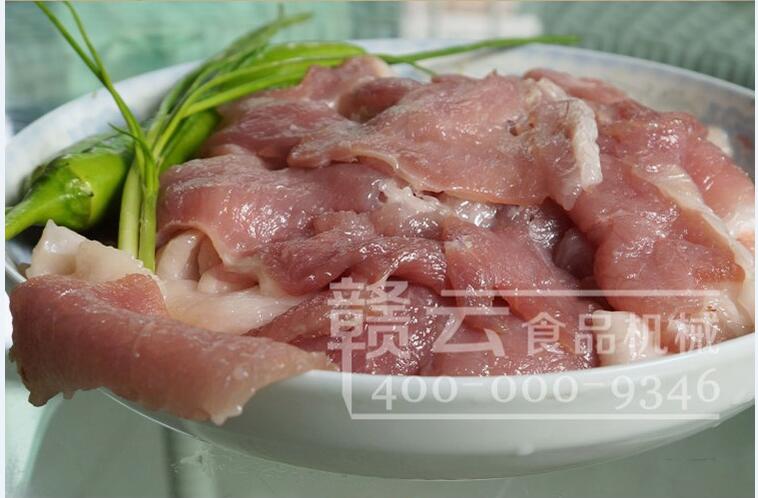 赣州学校食堂切榨菜丝的机器多功能切肉片切肉丝机(图3)